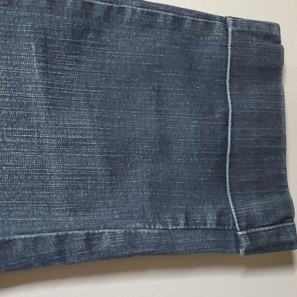 Levis jeans women's size 6 blue perfectly slimming 548 capri y2k - Picture 4 of 14
